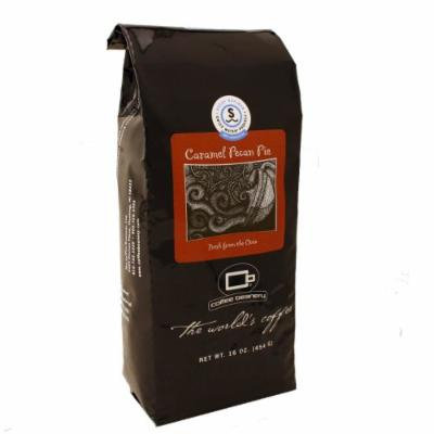 Coffee Beanery Caramel Pecan Pie Flavored Coffee SWP Decaf 16 oz. (Whole Bean)