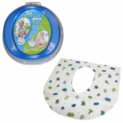 Kalencom 2-in-1 Potette Plus with Summer Infant Potty Protectors, Blue