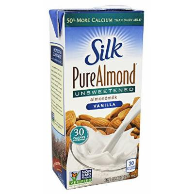 Silk - Almond Milk Unsweetened Vanilla - 32 oz. (Pack of 2)