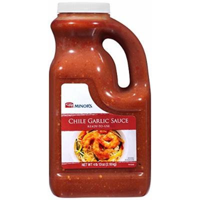 Minor's Sauce, Chile Garlic, 77 oz