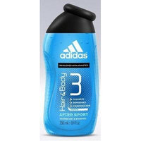 Adidas Hair and Body 3 - After Sport Shower Gel & Shampoo 8.4 Fl Oz - Developed with Athletes