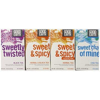 Good Earth Black Tea Variety Pack, 4 Boxes, each with 18 bags