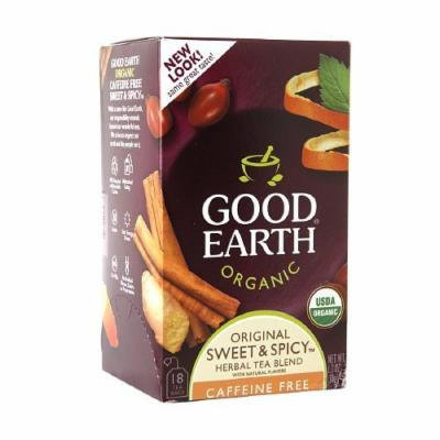 Good Earth Organic Herbal Tea, Sweet & Spicy 18 bags PACK OF 2