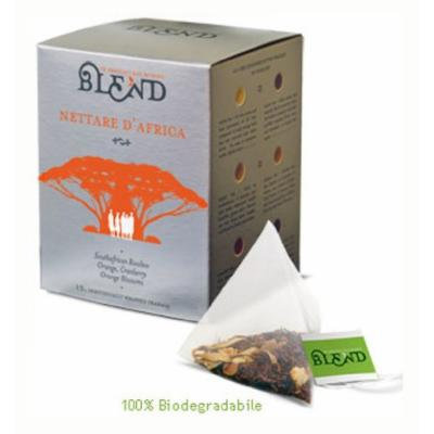 Nettare D'Africa Tea, 15-Count Individually Wrapped Pyramid Tea Bags