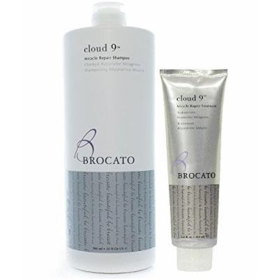 Brocato Cloud 9 Miracle Repair Shampoo Liter (32 oz) & Treatment (5.25 oz) Set
