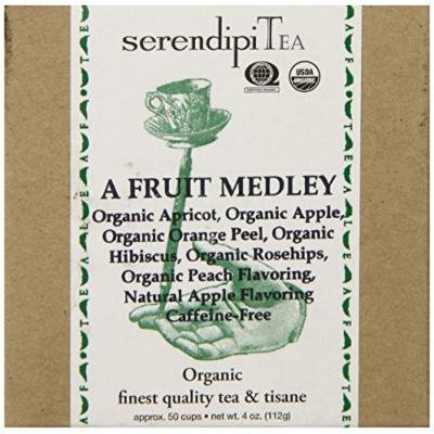 SerendipiTea A Fruit Medley, Organic Fruit Blend Tisane, 4 Ounce Box