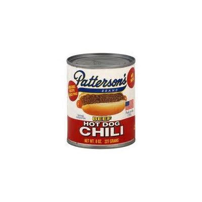 Hot Dog Chili By Pattersons - Original Recipe Since 1942 - Great on Hamburgers Too