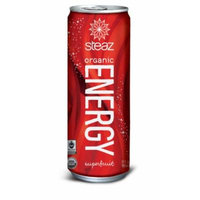 Steaz Organic Energy Super Fruit Flavor, 12 Ounce (Pack of 12)