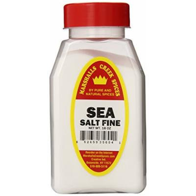 Marshalls Creek Spices Sea Salt Fine, 18 Ounce (Pack of 12)