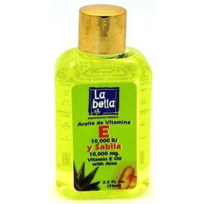 La Bella Vitamin-E 10,000 Iu 2.5 oz. Oil (3-Pack) with Free Nail File