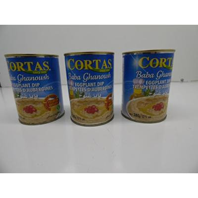 Cortas Baba Ghanoush Eggplant Dip 13.4 Oz X 3 Pack