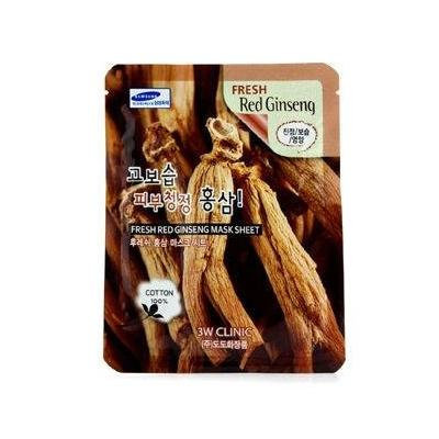 3W Clinic Mask Sheet - Fresh Red Ginseng 10pcs