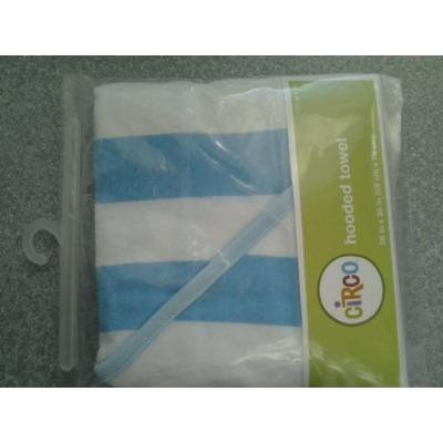 Circo® Baby Knit Stripe Hooded Towel - Blue