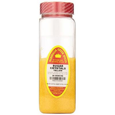 Marshalls Creek Spices Sugar Crystals Seasoning, Yellow, XL Size, 20 Ounce