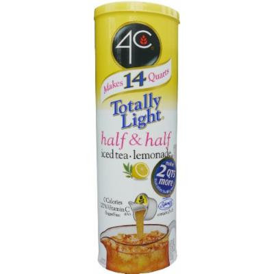 4C Totally Light Half & Half, Iced Tea Lemonade, Sugar Free, 7-Count Canisters (Pack of 4)