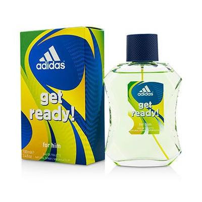 Adidas Get Ready Eau De Toilette Spray for Men, 3.4 Ounce