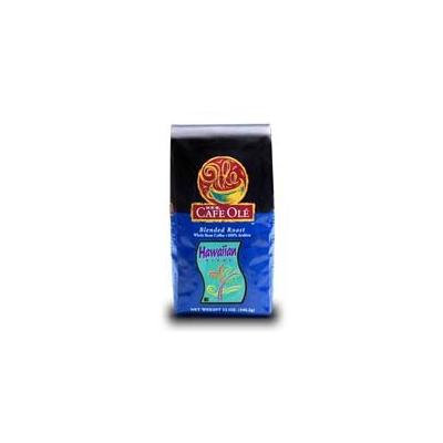 HEB Cafe Ole Whole Bean Coffee 12oz Bag (Pack of 3) (Hawaiian Blend - Medium Dark Roast (Full City))