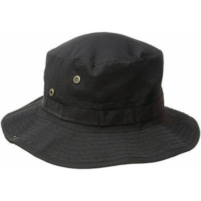 Cosmos® Tactical Head Wear/Boonie/Jungle Hat Cap For Wargame Sports Hunting Fishing Outdoor Activities (Black)