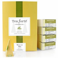 Tea Forté® EVENT BOX Moroccan Mint Green Tea, 48 Handcrafted Pyramid Tea Infusers