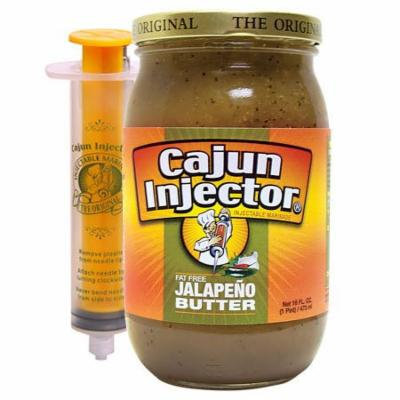 Cajun Injector Jalapeno Butter Injectable Marinade, 16 Ounces