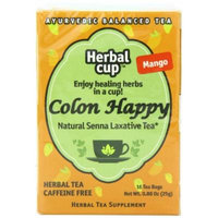 Herbal Cup Herbal Tea, Colon Happy Mango, 16 Tea Bags