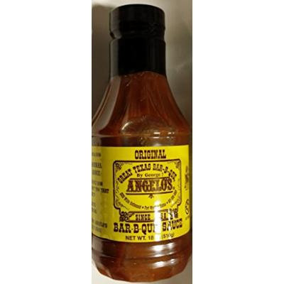 Angelo's Bar-B-Que Sauce 18 Oz (Pack of 2)