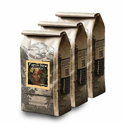 Camano Island Coffee Roasters, Organic Papua New Guinea Light Roast, Whole Bean, 3 Lb
