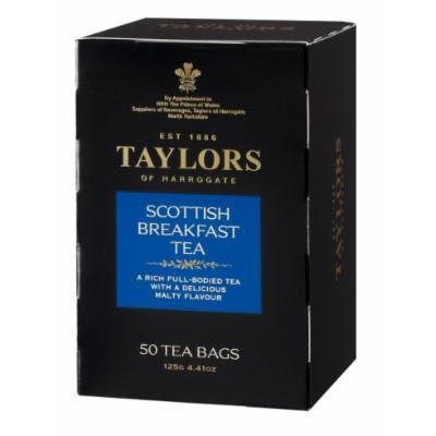 Taylors of Harrogate Scottish Breakfast Tea, 50-Count Tea Bags (Pack of 6)