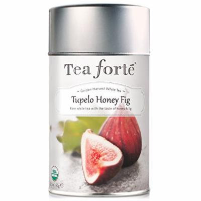 Tea Forte Garden Harvest White TUPELO HONEY FIG Organic Loose Leaf White Tea, 2.12 Ounce Tea Tin