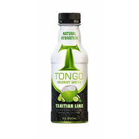 Tongo Coconut Water, Tahitian Lime, 16-Ounce (Pack of 12)