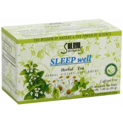 Salem Botanicals Herbal Tea, Sleep Well, 20 Count