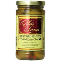 Miss Leone's Stuffed Queen Olives, Grill Roasted Pepper, 12-Ounce Jars (Pack of 3)