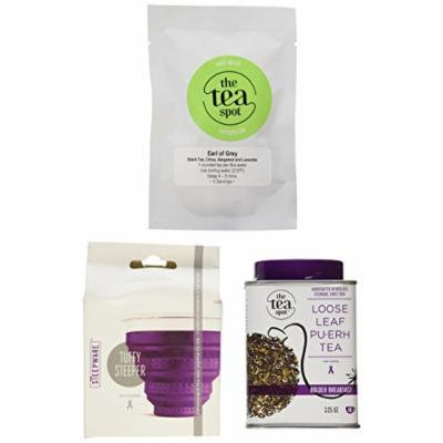 The Tea Spot Bolder Breakfast Tea and Infuser, 0.75-Pound