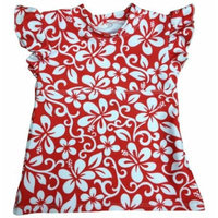 Mother-Ease Swim Top (X-Large (33-40 lbs / 3-4 yrs), Aloha Red - Girls)