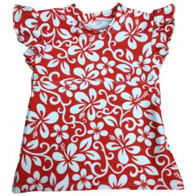 Mother-Ease Swim Top (X-Large (33-40 lbs / 3-4 yrs), Aloha Red - Girls)