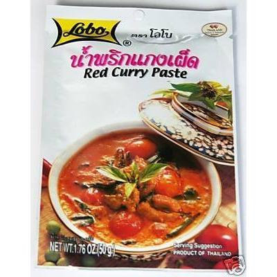 Lobo Red Curry Paste 1.76 Oz (Pack of 3)