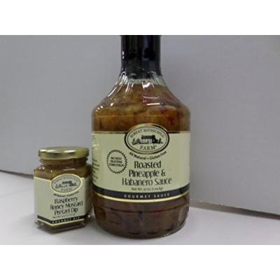 Roasted Pineapple and Habanero 37 Oz. With 4.3 Oz. Raspberry Honey Mustard Pretzel Dip