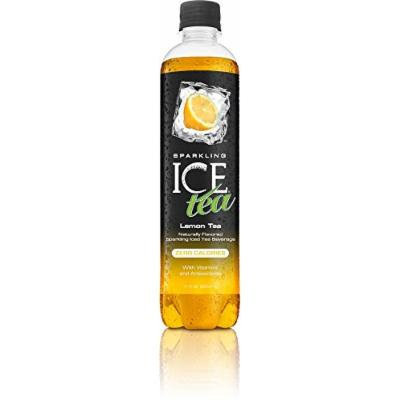 Sparkling Ice Tea, Lemon Tea 17oz (12 Pack)