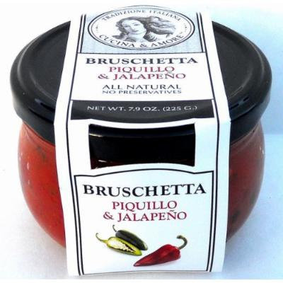 Cucina & Amore (12 pack) Piquillo & Jalapeno Bruschetta Topping 7.9oz