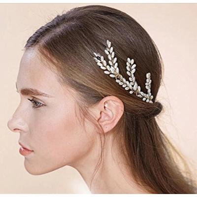 Nero Women's Handmade Bridal Wedding Hair Pins with Metal Wire for Bride & Bridesmaids & Flowergirls (Pack of 3)