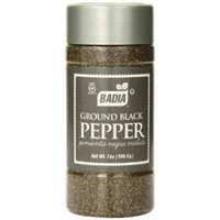 Badia Black Pepper Ground, 7 Ounce (Pack of 12)