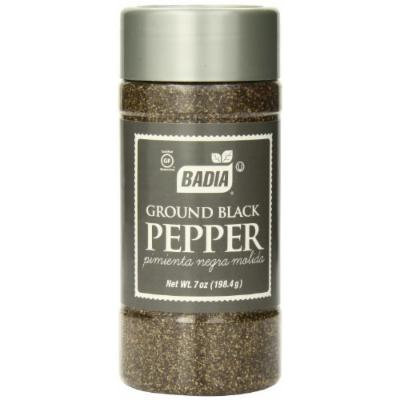 Badia Black Pepper Ground, 7 Ounce (Pack of 12)