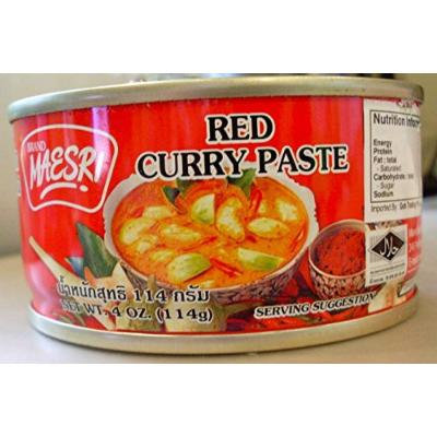 Thai Red Curry Maesri 6 Packs (4 Oz. X 6)