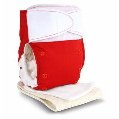 BabyKicks Premium Cloth Diaper Hook and Loop Closure, Poppy