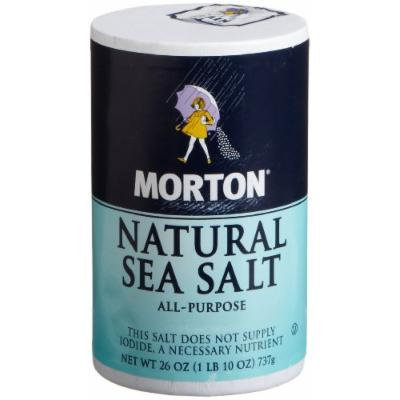 Morton All Purpose Sea Salt, 26-Ounce (Pack of 12)