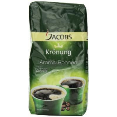 Jacobs Kroenung Aroma-Bohnen (Kroenung Whole Bean Coffee), 17.6-Ounce Vacuum Packs (Pack of 2)