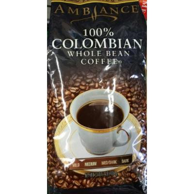 32oz Ambiance 100% Colombian Whole Bean Coffee (2 Pounds Total)