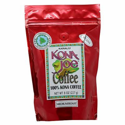 Kona Joe Coffee Kainaliu Medium Roast, Whole Bean, 8-Ounce Bag