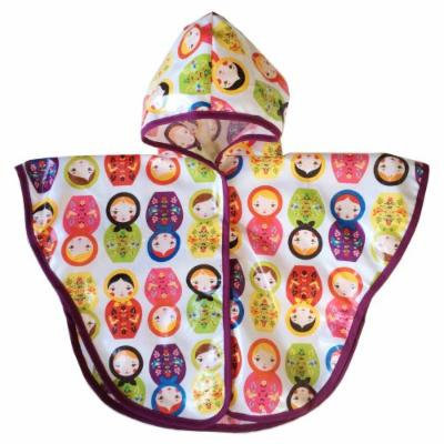 Satsuma Designs Baby and Toddler Poncho, Russian Dolls