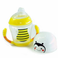 New Pureen Skittle Soft Spout Twin Handle Cup BPA Free for 6 months+ (Bee)